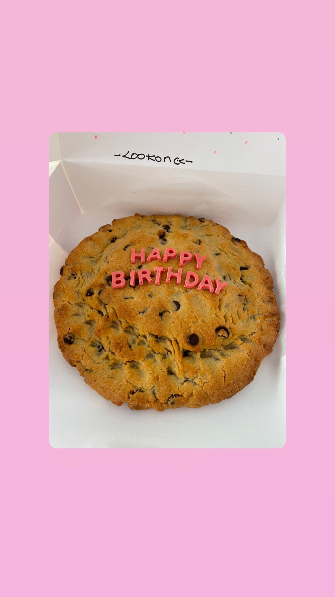 BIRTHDAY COOKIE